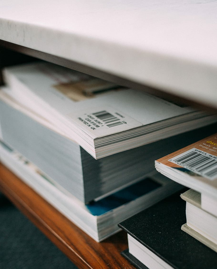 assorted books in the rakc, book lot, magazine, read, reading HD wallpaper