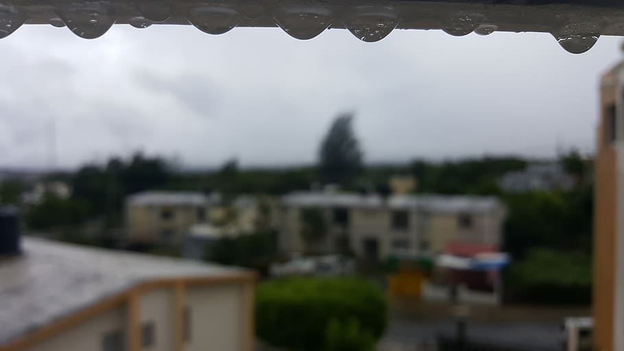 rain, clouds, water, architecture, built structure, building exterior HD wallpaper