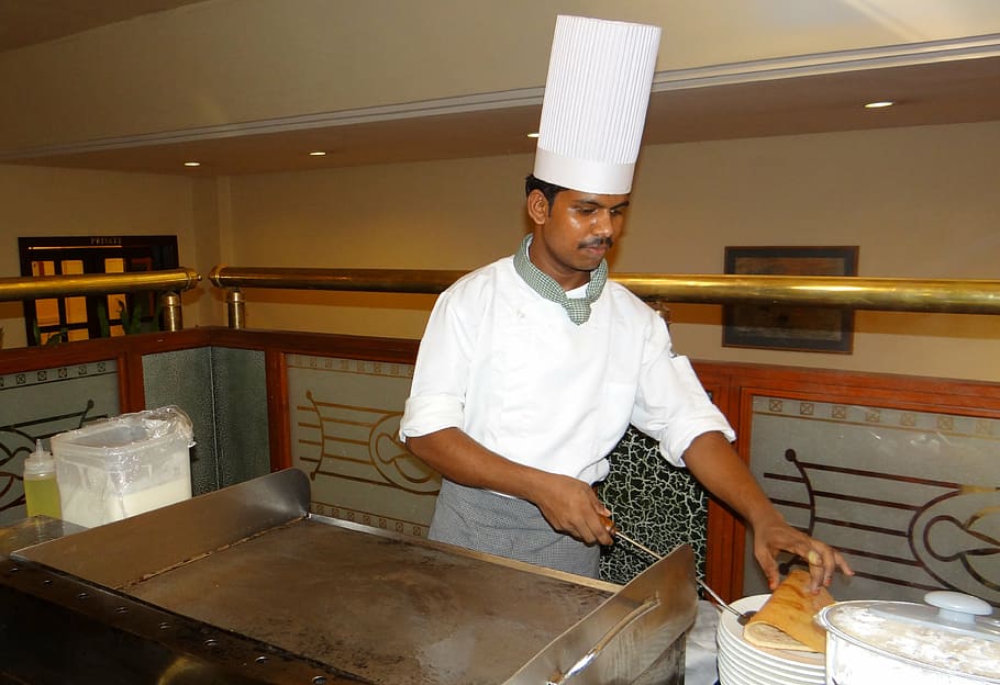 cook, cooking, dosa, pancake, snack, south-india, food, cuisine HD wallpaper