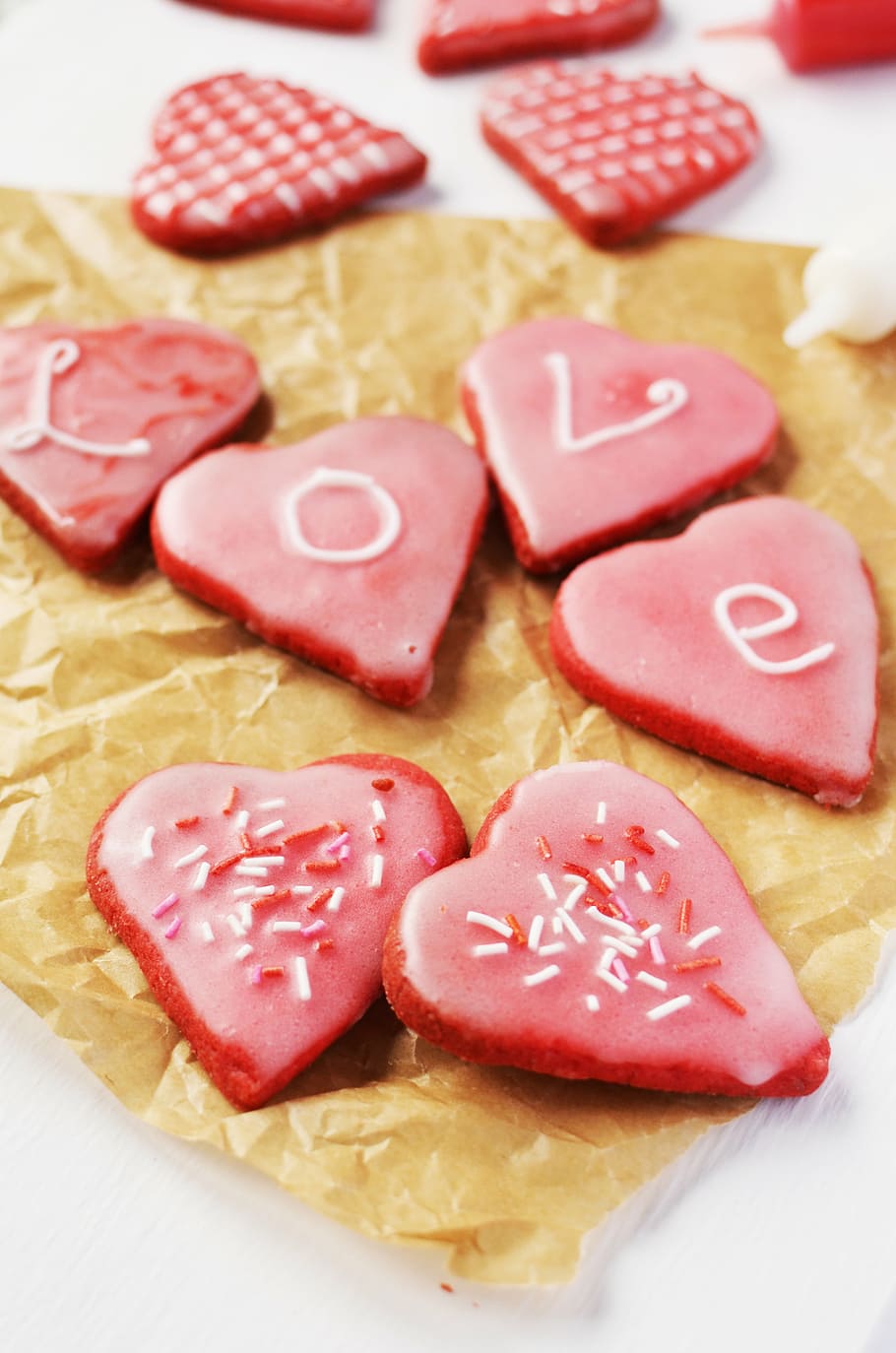 cookies, love, food and drink, heart shape, indoors, close-up HD wallpaper