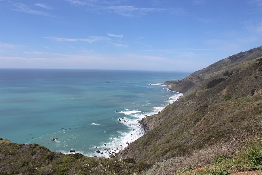 Coast line. Калифорния Береговая линия.