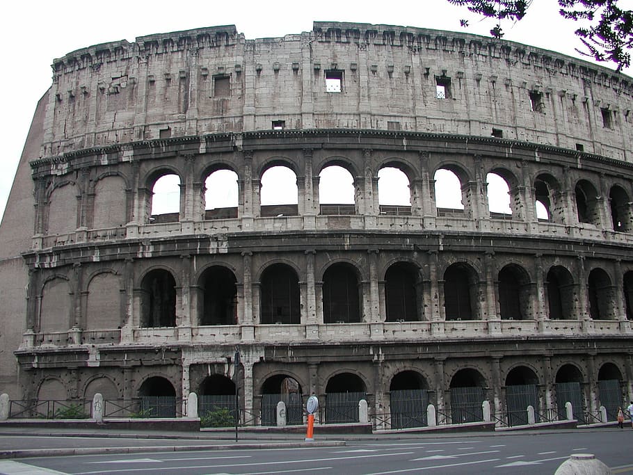 rome, architecture, ancient, italy, travel, roman, colosseum HD wallpaper