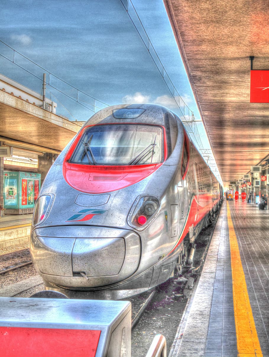 train, italy, hdr, transportation, mode of transportation, rail transportation HD wallpaper