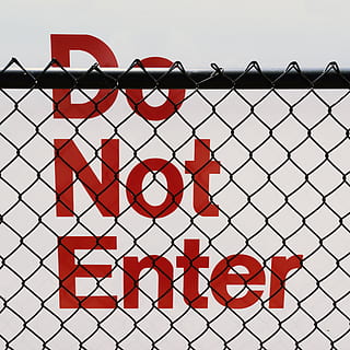 sign, do not enter, red, danger, warning, white, forbidden HD wallpaper
