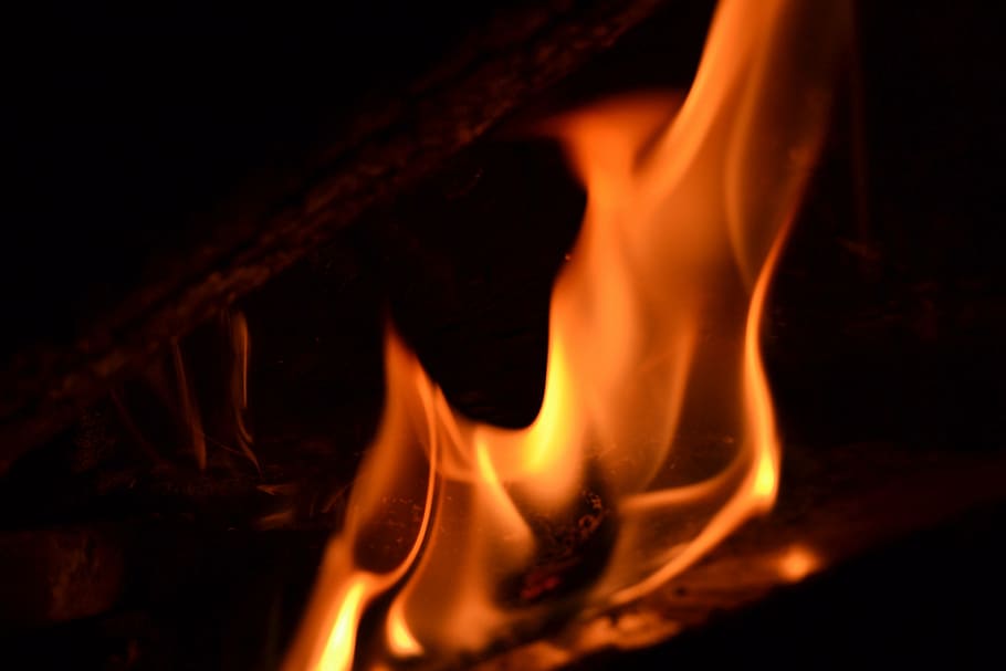 flame, fire, heat, hot, burning, fire - natural phenomenon HD wallpaper