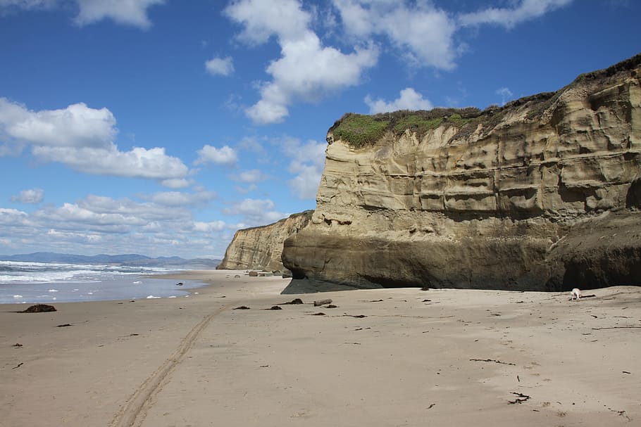 Beach, Half Moon Bay, Ca, Ocean, Sand, beaches, coast, nature HD wallpaper