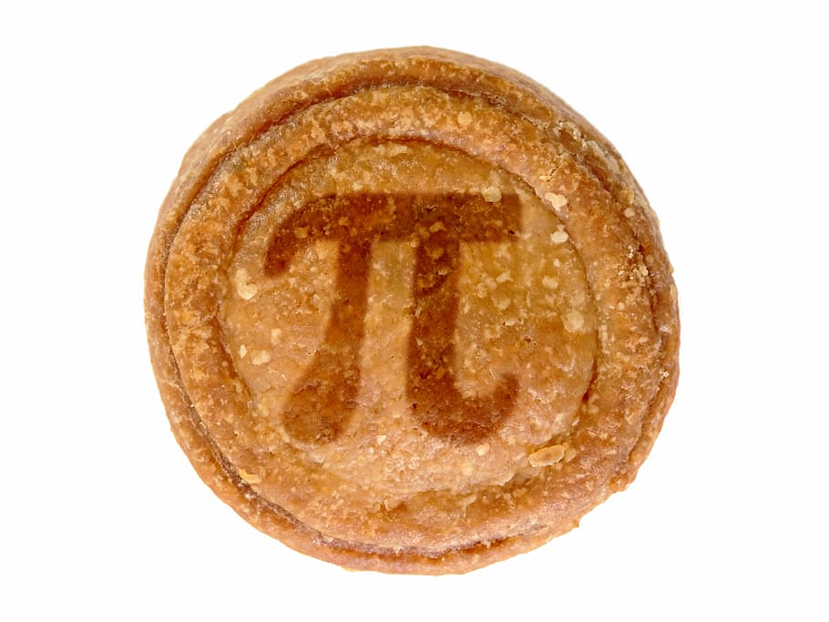 pi logo, pie, circle, diameter, pastry, pork, round, baked HD wallpaper