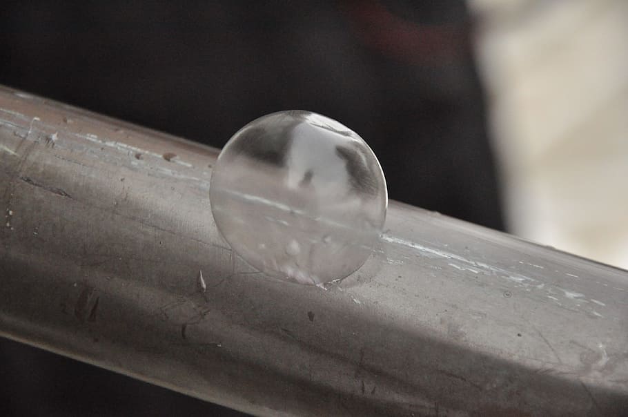 Soap Bubble, Bubble, Bubble, Winter, Frozen, water, liquid HD wallpaper