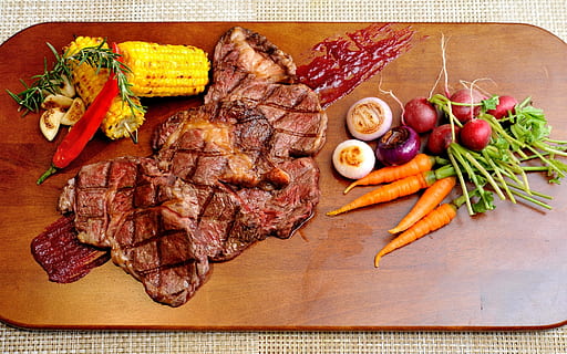 amigo, seafood, steak, food and drink, meat, vegetable, freshness HD wallpaper