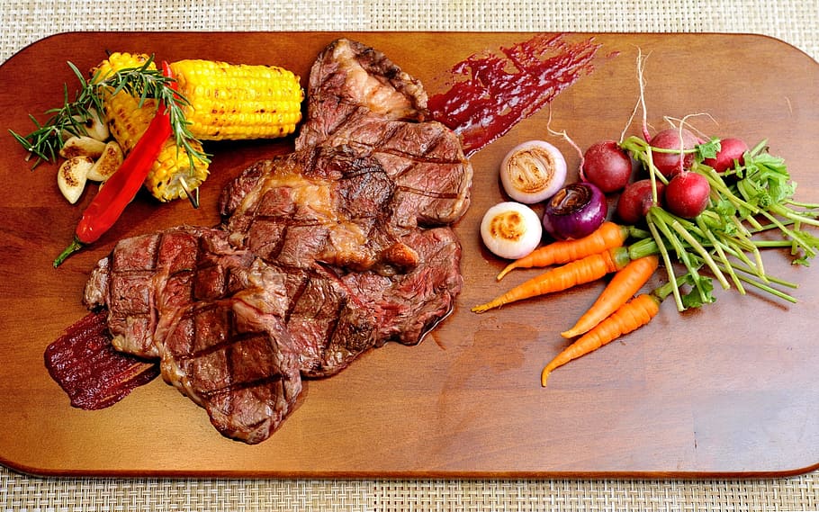 amigo, seafood, steak, food and drink, meat, vegetable, freshness HD wallpaper