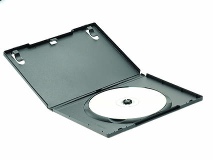 white CD with black case, dvd cover, dvd packaging, disc, digital HD wallpaper