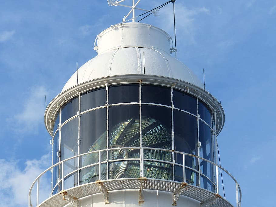 cape byron lighthouse, ocean, coast, warning, navigation, australia HD wallpaper