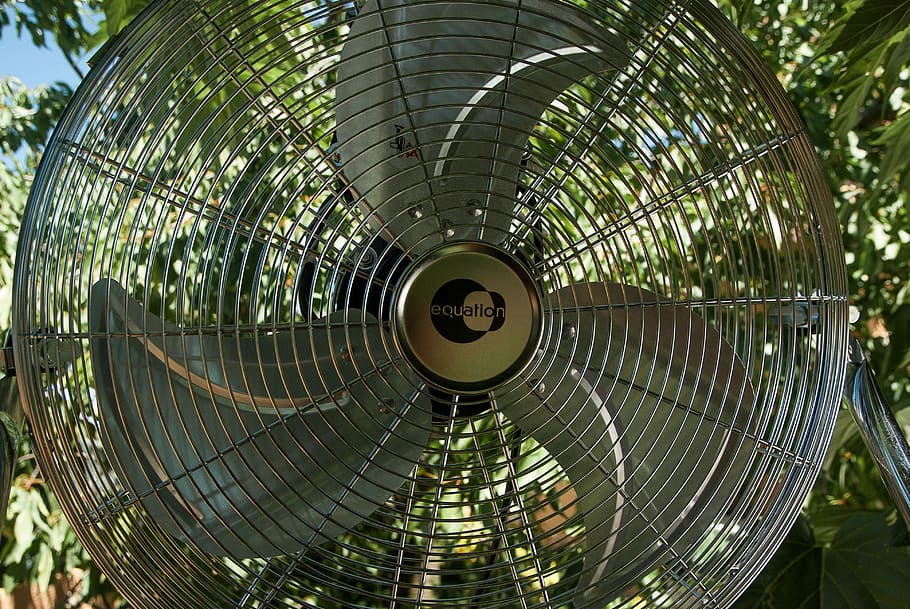 Freshness, Wind, Air Flow, fan, circle, steel, no people, close-up HD wallpaper