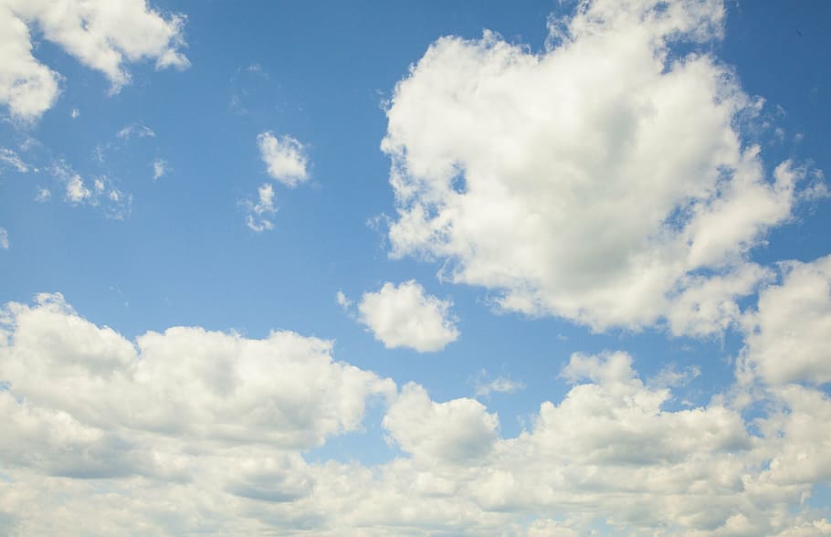 sky, blue, clouds, cloud - sky, cloudscape, scenics - nature HD wallpaper