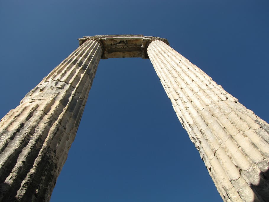 Didyma, Temple, Turkey, Columns, Apollo, low angle view, built structure HD wallpaper