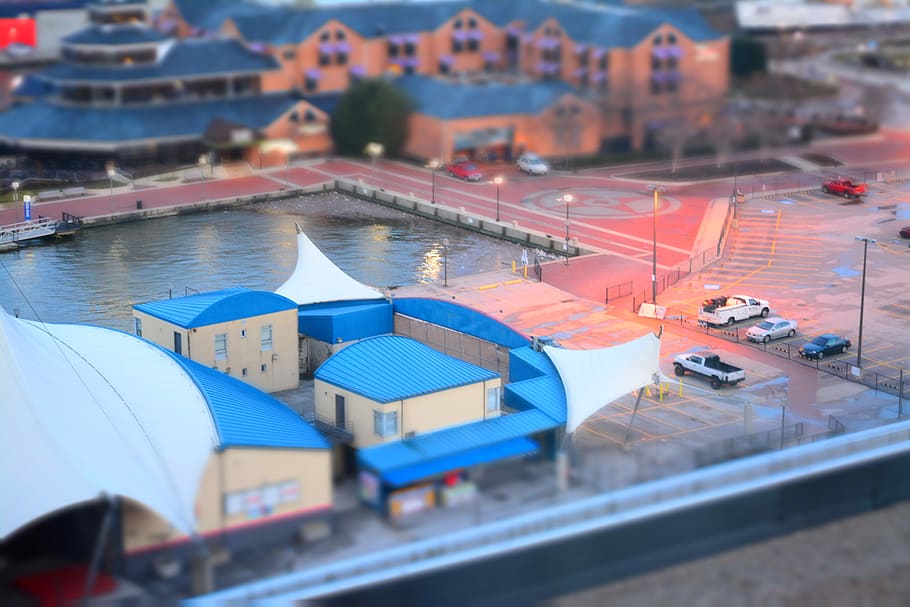 model, miniature, high angle view, architecture, building exterior HD wallpaper