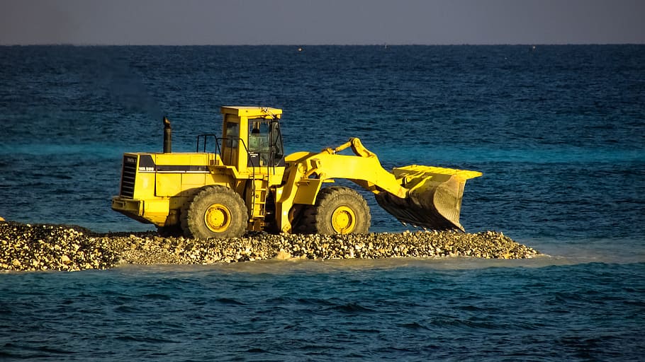 Bulldozer, Heavy, Machine, heavy machine, working, construction HD wallpaper