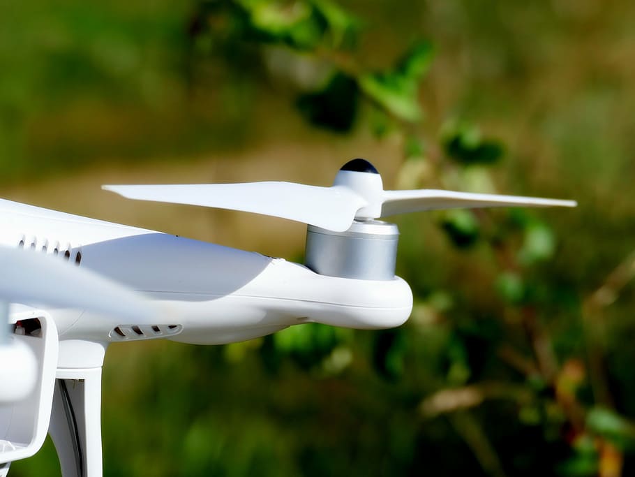 selective focus photography of quadcopter, drone, quadrocopter HD wallpaper
