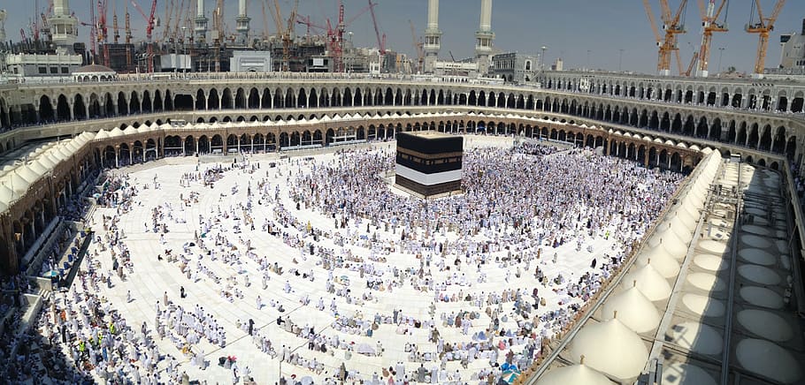 Kaaba Mecca, saudi arabia, holy, architecture, built structure, HD wallpaper