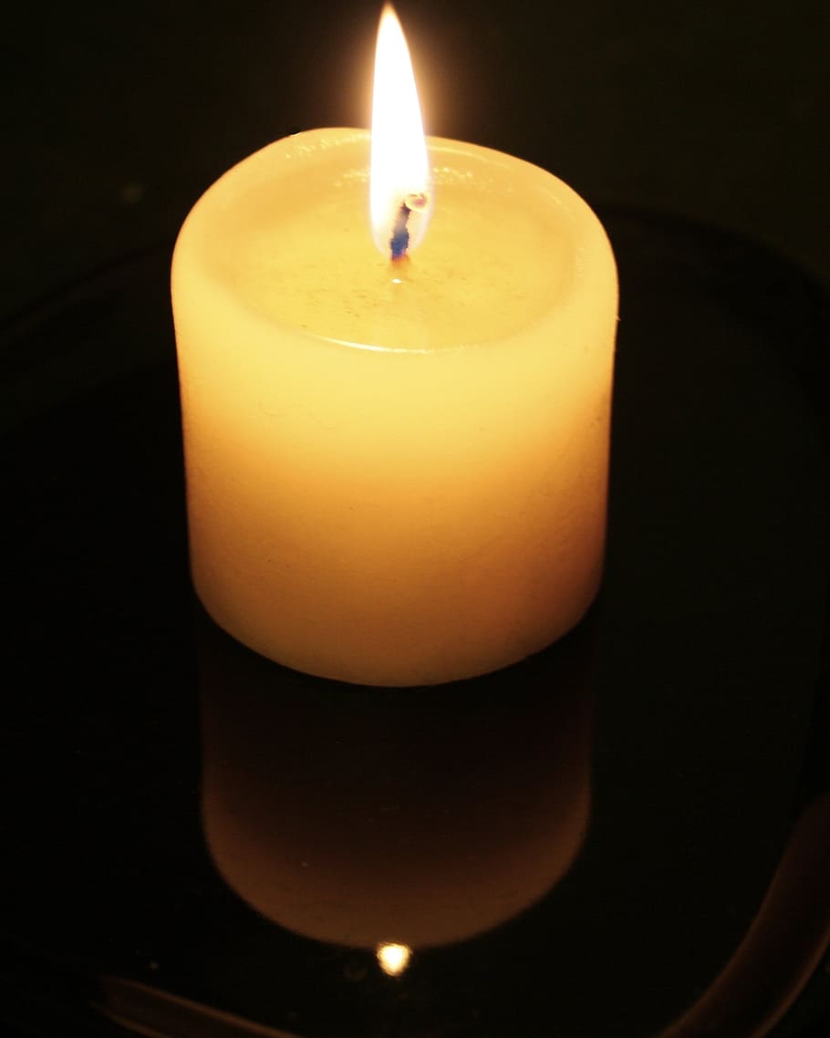 candle, flame, light, fire, dark, burning, wax, candlelight HD wallpaper