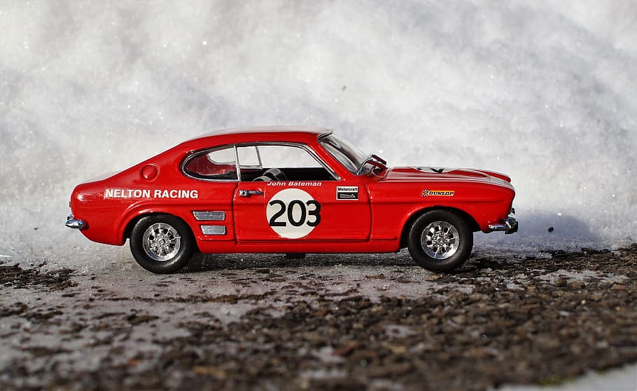 Model Car, Ford, Capri, Capri, Model, Auto, oldtimer, toys HD wallpaper