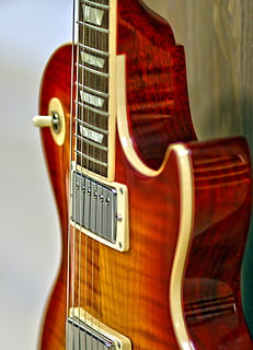 HD wallpaper: brown Les Paul electric guitar, epiphone, stringed ...