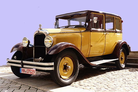 citroen, oldtimer, historically, classic, france, vehicle, old car HD wallpaper