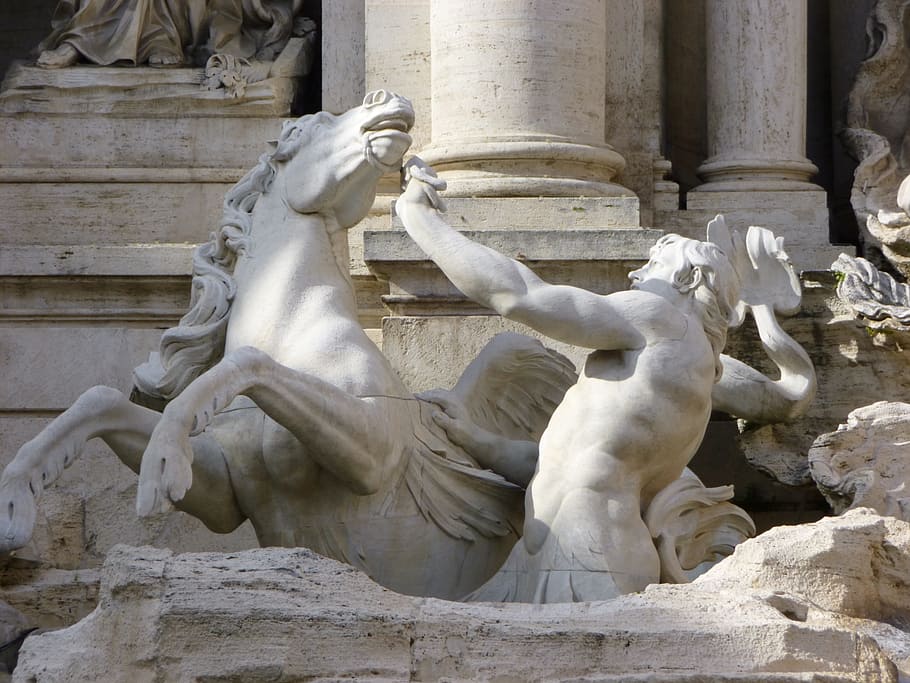 Hercules statue, bernini, rome, italy, travel, sightseeing, roma, HD wallpaper