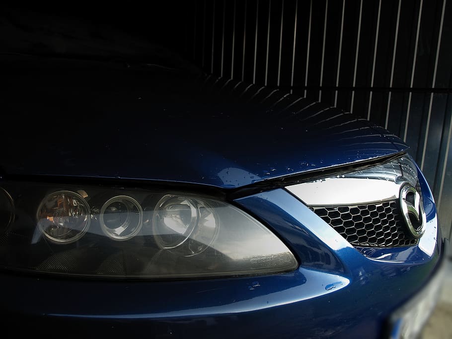 Car, Mazda, Reflector, Auto, Vehicle, the vehicle, headlight HD wallpaper