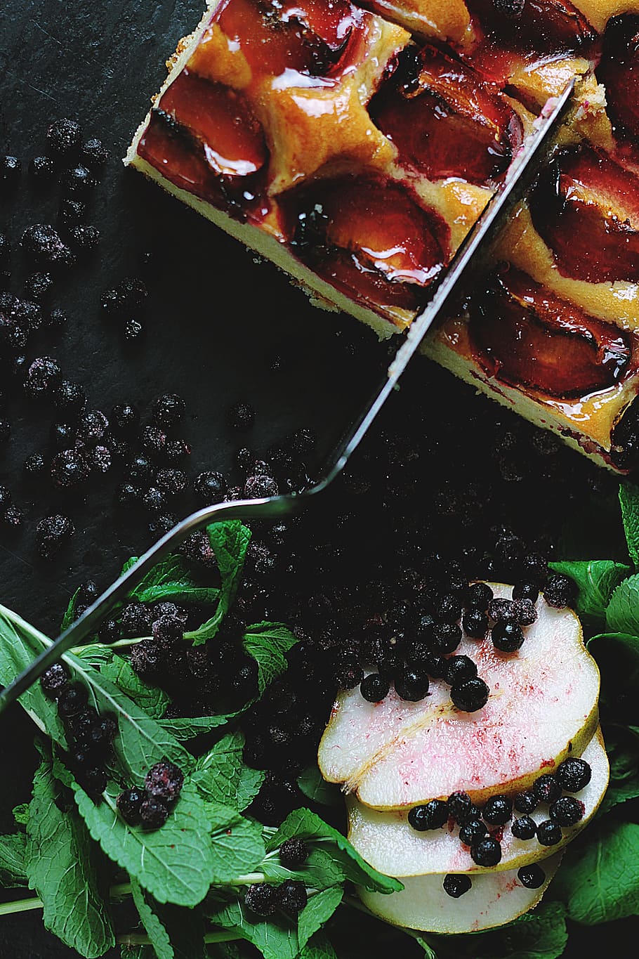 pancake, apple, pie, syrup, dessert, food, sweets, bake, restaurant HD wallpaper