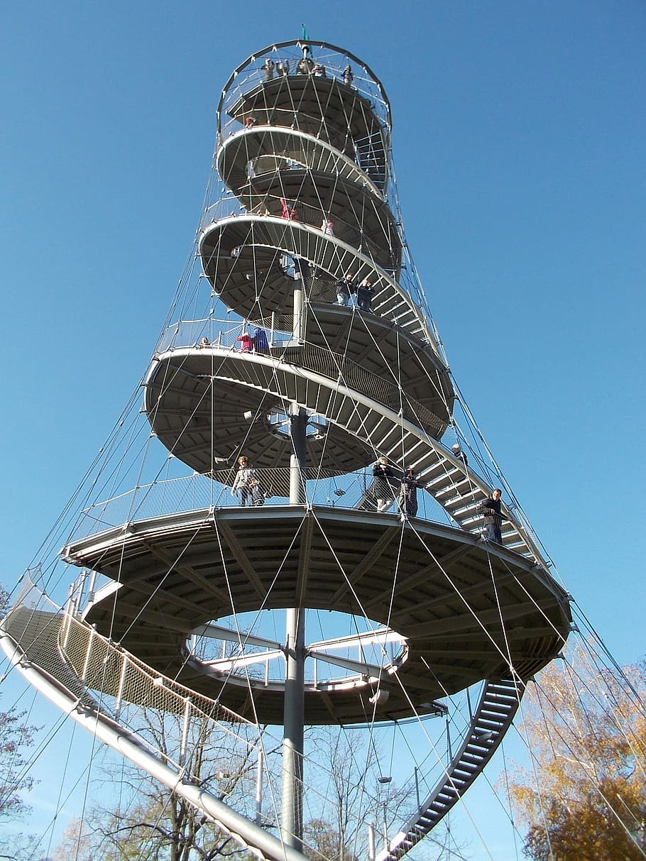 Stuttgart, View, Metal, High, architecture, observation tower HD wallpaper