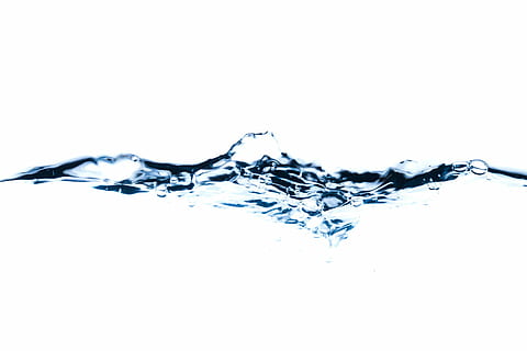 macrophotography of water droplet, abstract, blue, bubble, clean HD wallpaper