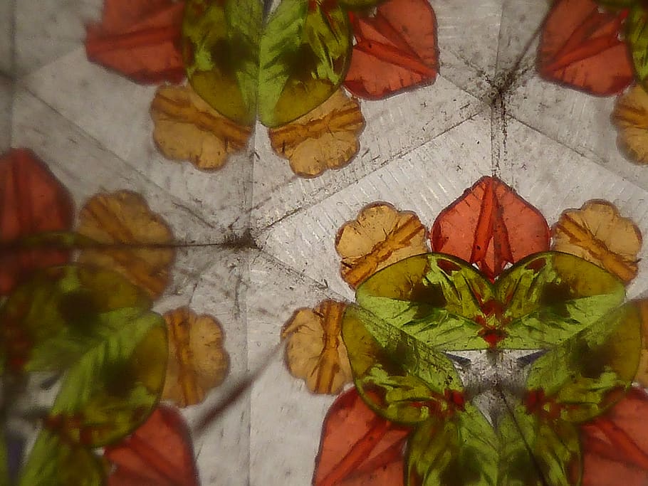 kaleidoscope, background, abstract image, reflection, geometry HD wallpaper