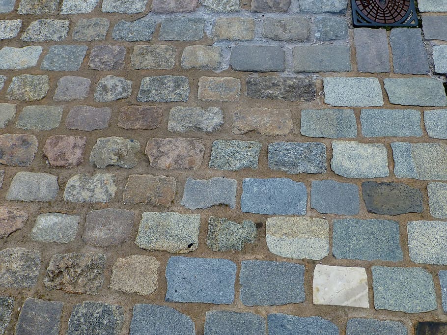 patch, stones, floor, stone floor, away, ground, structure HD wallpaper