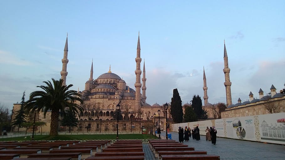 Grand buildings and Architecture in Istanbul, Turkey, cathedral