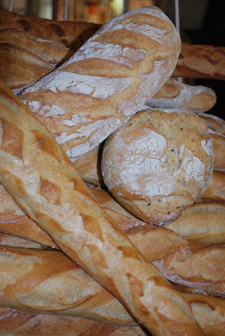 bread, power, starchy, bakery, food, freshness, loaf of Bread HD wallpaper