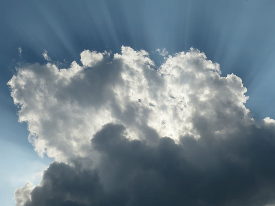 cloud, clouds, mood, evening sky, twilight, weather mood, atmosphere HD wallpaper