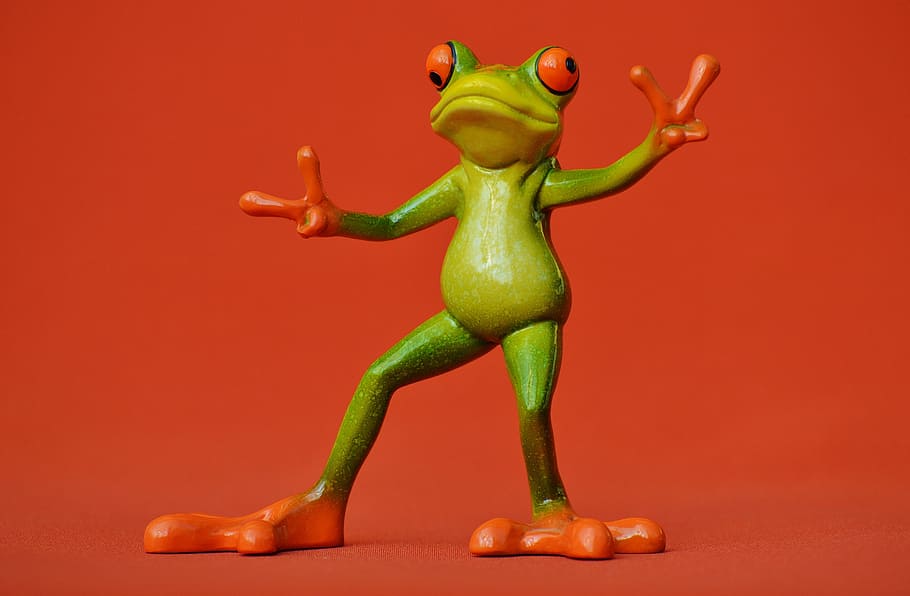 frog, gesture, peace, funny, cute, figure, sweet, cheerful HD wallpaper