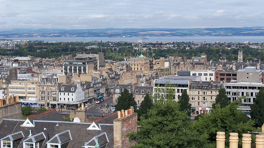 edinburgh, building, scotland, architecture, building exterior HD wallpaper