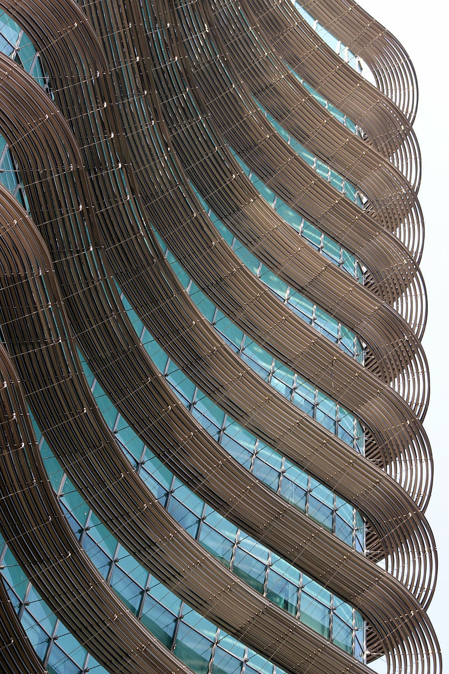 building, curves, architecture, city, built Structure, modern HD wallpaper