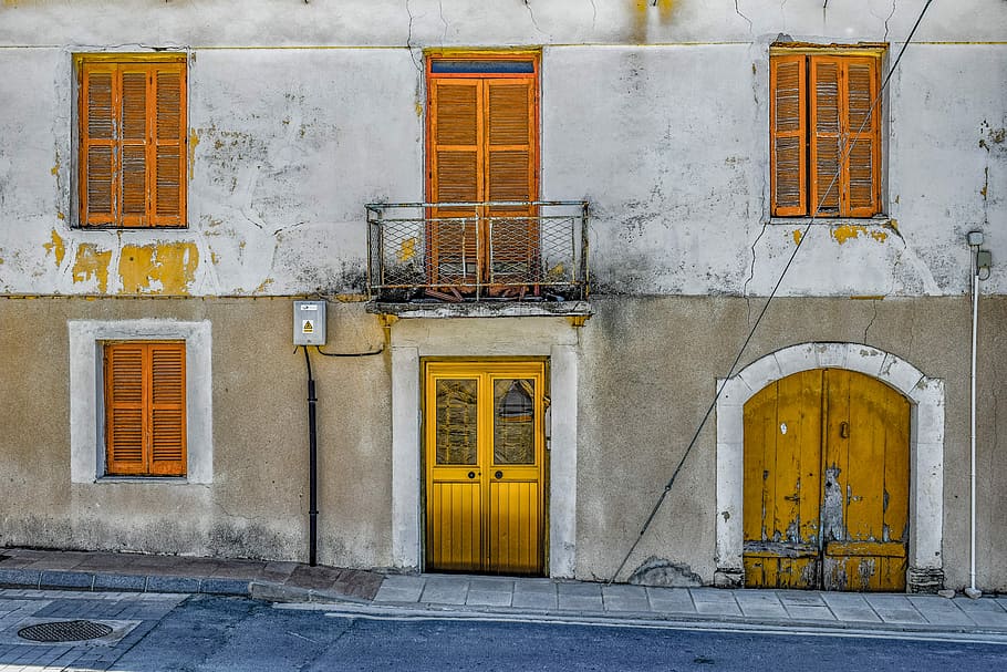 architecture, house, old, facade, entrance, building, exterior HD wallpaper