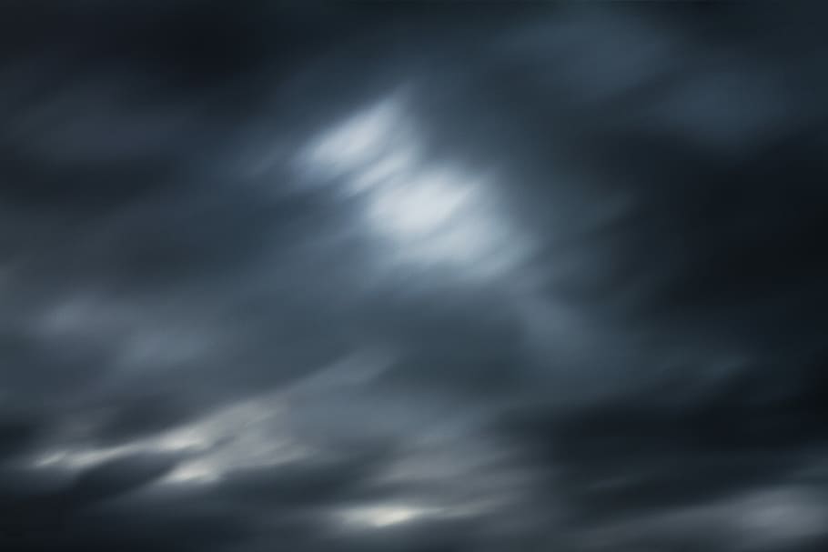 cloudy sky, blur, blurry sky, black, clouds, storm, cloud - sky HD wallpaper