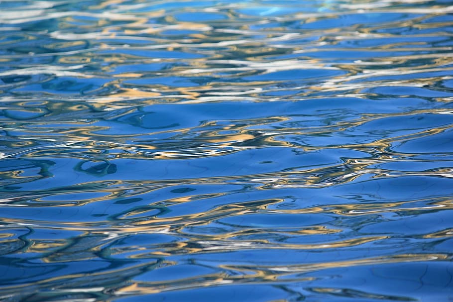 calm water during daytime, Background, Waves, water background HD wallpaper