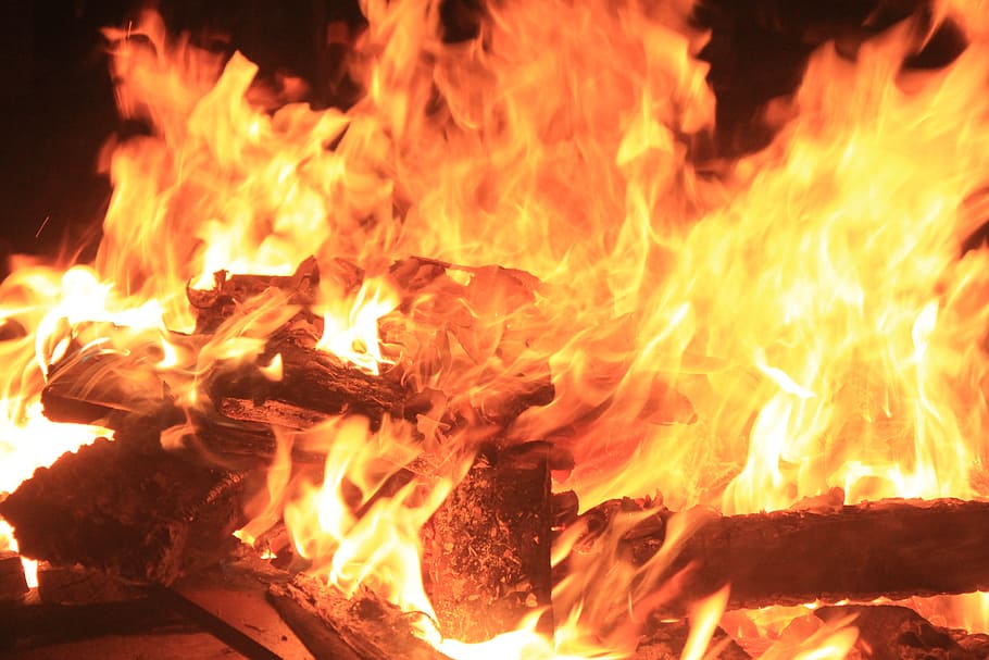 calls, fire, the stake, flame, burning, heat - temperature HD wallpaper