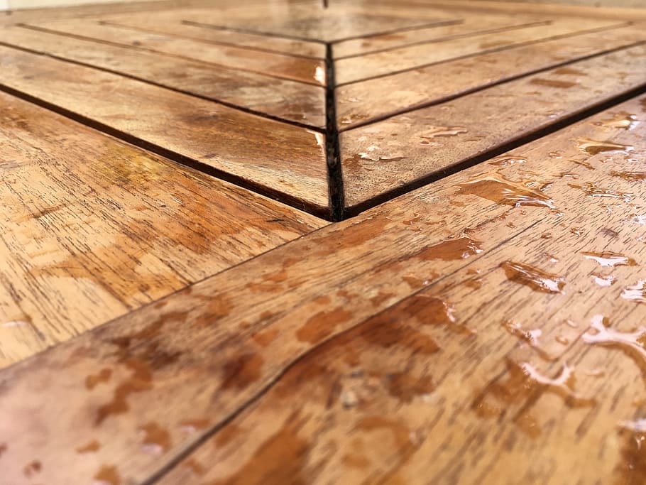wood, table, rain, wood - material, indoors, textured, brown HD wallpaper