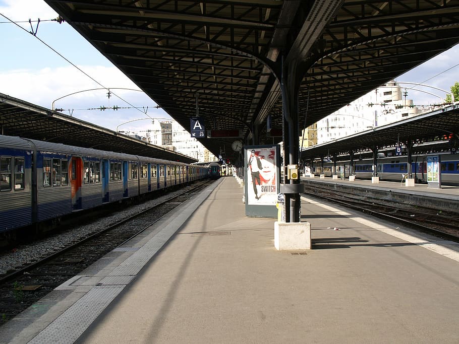train, rail, railroad, mass transit, transportation, urban HD wallpaper