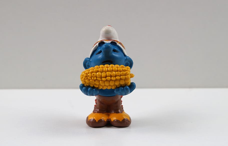 smurf, smurfs, indian sahib, figure, toys, decoration, collect, HD wallpaper