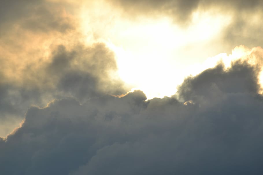 Clouds, Sun, Nature, Light, Weather, sky, day, scenics, beauty in nature HD wallpaper