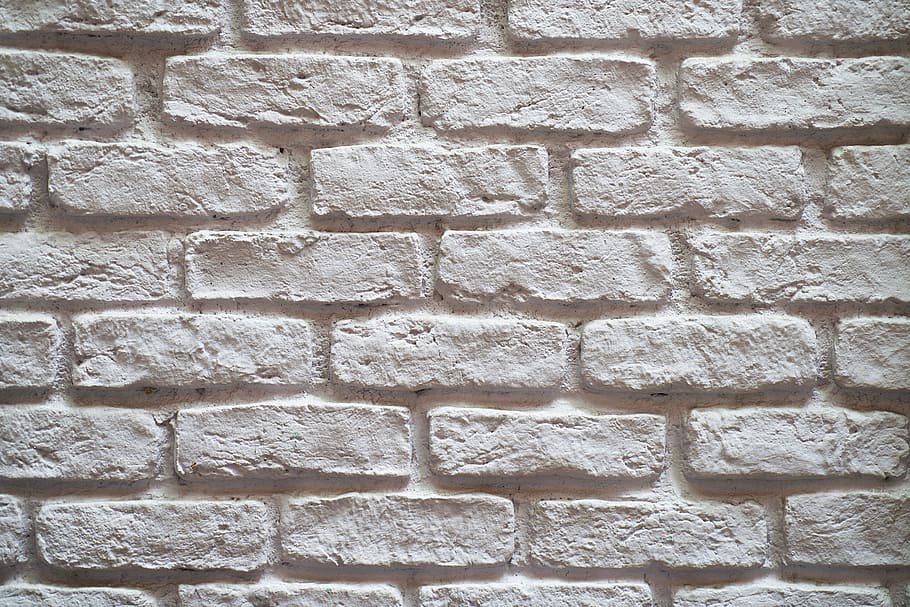 white brick wall, bricks, old wall, background, architecture, HD wallpaper