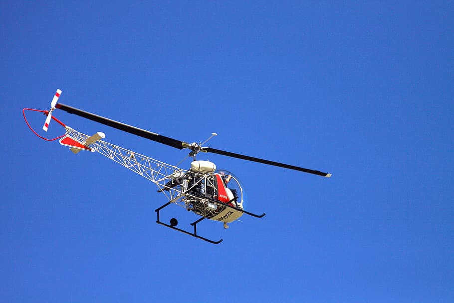 Helicopter, Flight, Aircraft, Fly, sky, travel, transport, aviation HD wallpaper